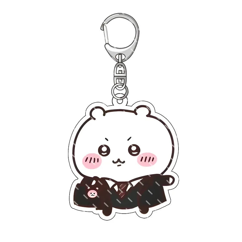 Chiikawa Pendant Anime Comic Acrylic Peripheral Keychain Hachiware Usagi Cute Pendant Bag Hanging Decoration Decoration