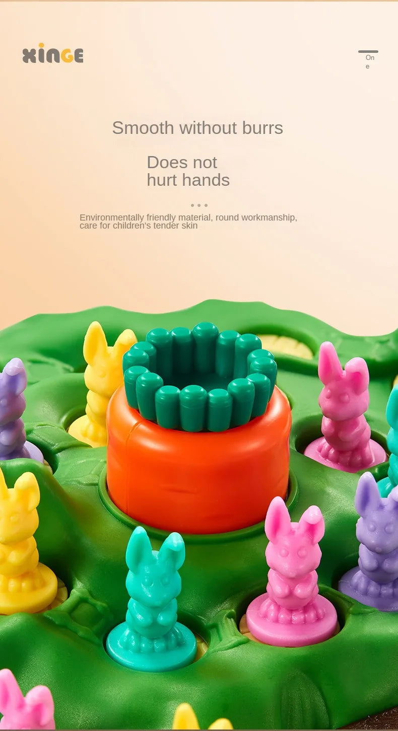 New Rabbit Trap Puzzle Toy Children's Dual Play Multiplayer Board Game Competition Parent Child Interactive Strategy Game