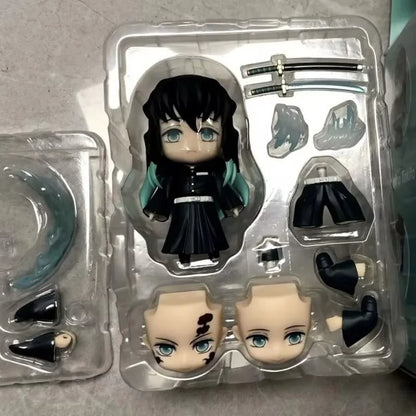 Cute Anime Demon Slayer Series #2217 Kanroji Mitsuri 2218 Tokitou Muichirou Figures Movable Doll Set Collection Surprise Gift