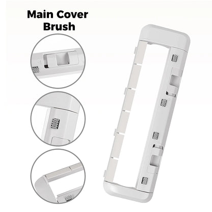 Main Rolling Brush Cover For Dreame X40 X40 Pro X40Ultra D20 Ultra S30 X30 X30 Ultra X30Pro Robot Vacuum Rubber Brush Cover Part
