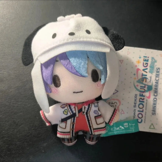 10cm Pjsk Plush Doll Toys Project Sekai Aoyagi Toya Stuffed Keychain Bag Pendant Shinonome Akito Backpacks Ornaments Toy Gift