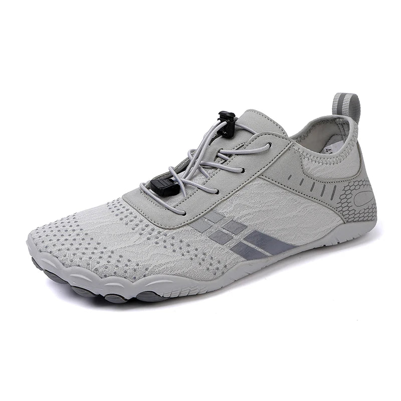 Mens Wide Toe Zero Drop Barefoot Shoes Breathable Minimalist Water Shoes for Outdoor Sports Climbing Running Wrestling