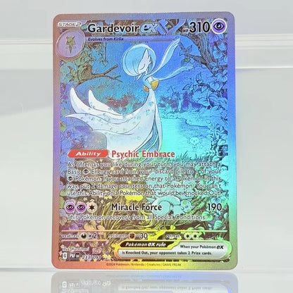 Holographic Game Trading Collection PTCG Proxy Cards Charizard Pikachu Mew EX Singl PKM Foil Cards PROXY Card