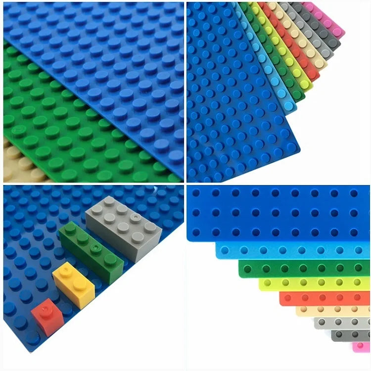 4PCS Classic Baseplates 32x32 16X32 Dots Building Blocks Bricks Base Plates DIY Plastic Board Blocks MOC City Construction Toys