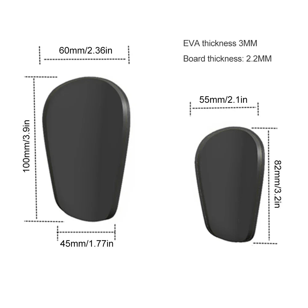 1Pair Shin Pads Wear-resistant Shock Absorbing Leg Protector Mini Shin Guards Soccer Shin Guards for Men Women Kids Boys Girls