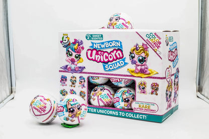 5x Surprise Ball Unicorn Monster Trucks Blind Box Doll Gifts Toy Model Anime Figures Collect Ornaments