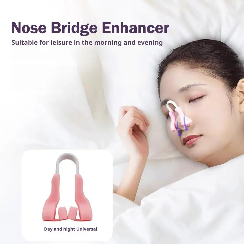 Nose Shaper For Wide Noses Soft Silicone Nose Bridge Enhancer, Corrector, Shrinker Painless Beauty Tool Nose Clip For Women Men