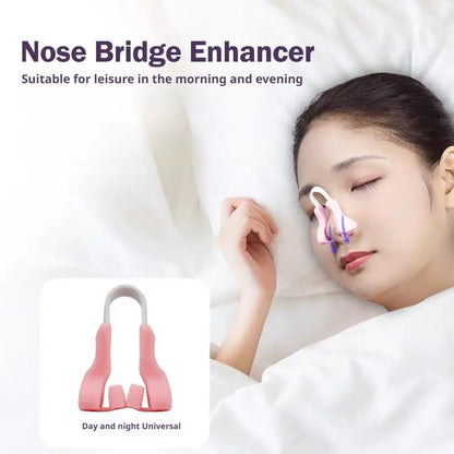 Nose Shaper For Wide Noses Soft Silicone Nose Bridge Enhancer, Corrector, Shrinker Painless Beauty Tool Nose Clip For Women Men