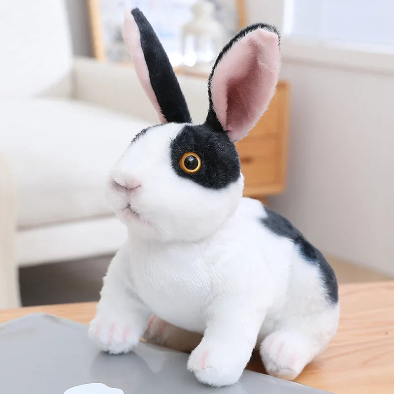 Huge Mini Simulated Animal Dog Rabbit Toys Cute Animal Soft Simulation Doll Easter Birthday Gift Kids Toy Bedroom Decor