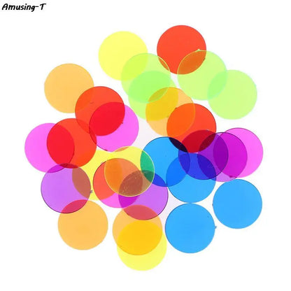 50PCS 15mm Plastic Poker Chips Casino Bingo Markers Token Family Game ToyCreative Gift Accessories