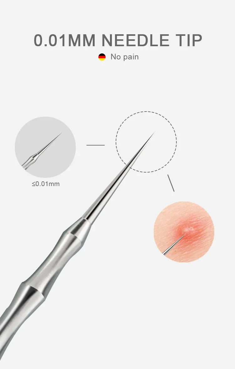 Acne Needle Pore Cleaner Needles Beauty Artifact Blemish Extractor Remover Needle Tool for Pimples Blackhead Removal