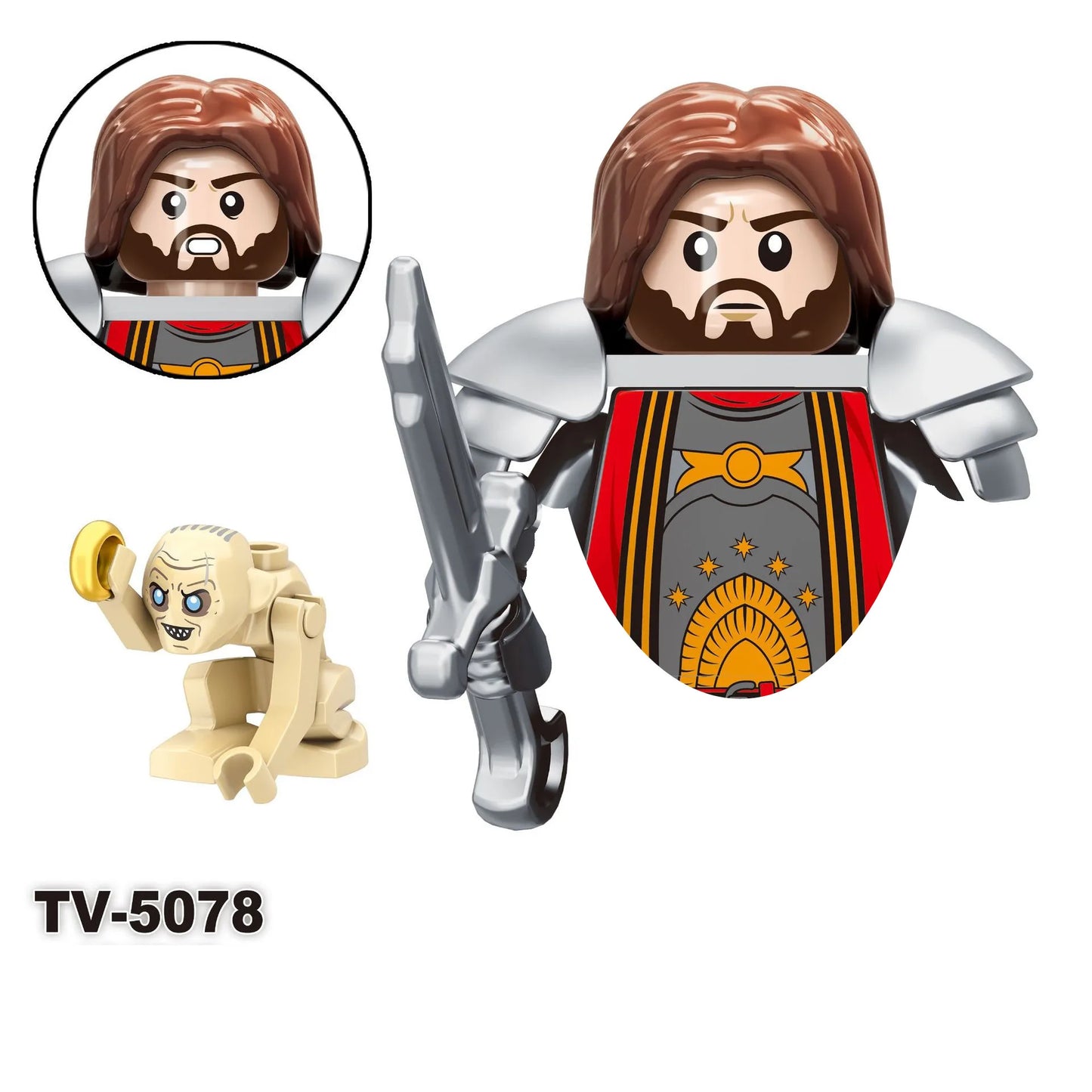 PG517 PG518 PG519 PG520 King Anime Movies Figs Bricks Dolls Mini Action Toy Figura Building Blocks Toys Doll