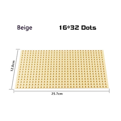 Baseplates 32x32 16x32 Dots Classic Base Plates MOC Bricks City Dimensions Building Blocks Figures Construction Toys