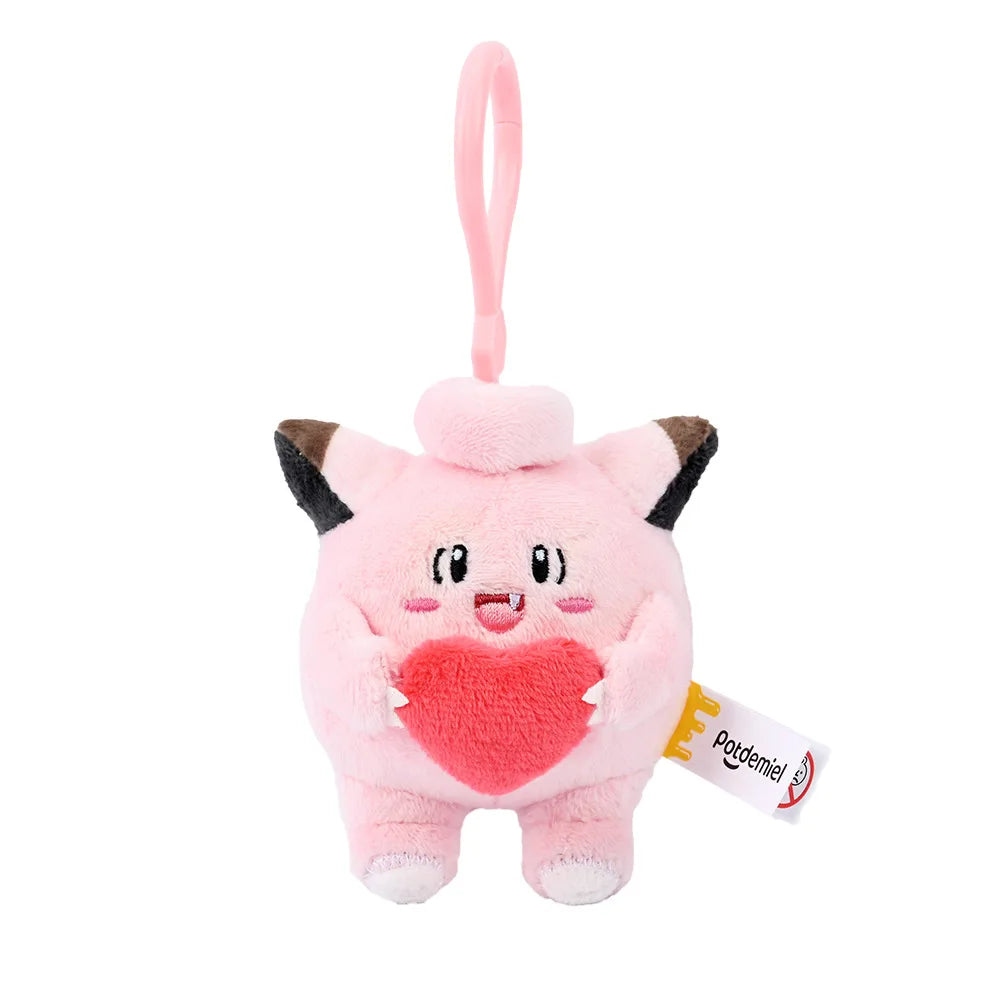 Pokemon Pikachu Mew Squirtle Charmander Kawaii Plush Toy Pendant School Bag Backpack Pendant Key Ring Small Doll Birthday Gift