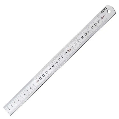 1Pcs 15/20/30/40/50/60100cm Stainless Steel Metal Straight Ruler For Home School Precision Measuring Tool Drawing Tool Supplies