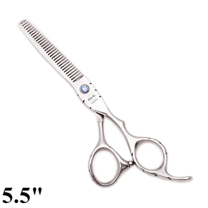 Professional Hairdressing Scissors 5.5" 6" AQIABI Japan Stainless Thinning Scissors Barber Shop Hair Cutting Scissors Red A1010