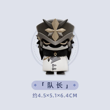 Mihoyo Genshin Impact Fatui Harbinger Q Version Series Blind Box Desktop Mini Doll Model Toys Trend Decoration Surprise Gifts