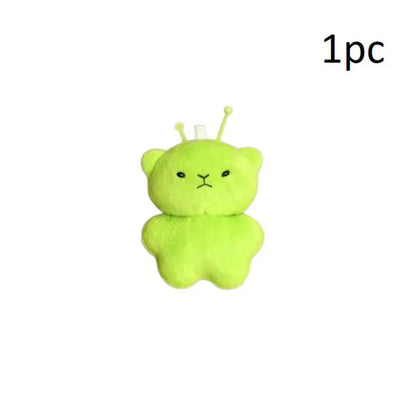 Alien Cat Plush Toy Cartoon Stuffed Animal Keychain Accessories Creative Ugly Cute Backpacks Pendant Party Gift