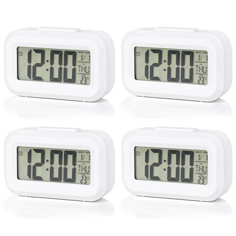 Electronic Alarm Clock Elderly Student Luminous Clock Silent Large Characters Creative Children Smart Home Bedside Alarm Clock