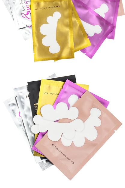50 Pairs Grafting False Lashes Cloud Shape Paper Eye Gel Patches Under Eye Pads Tips Eyelash Extension  Makeup Tools