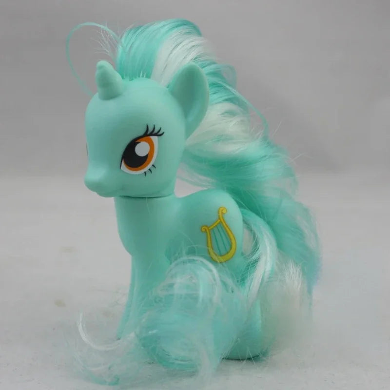 Original Hasbro My Little Pony Anime Figures Cute Twilight Sparkle Rainbow Fluttershy Pinkie Pie Rarity Collect Model Toy Gift