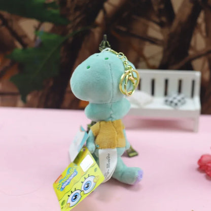 Anime Spongebob Squarepants Patrick Star Squidward Eugene H. Krabs Gary Stuffed Plush Toy Pendant Keychain Birthday Gift For Kid