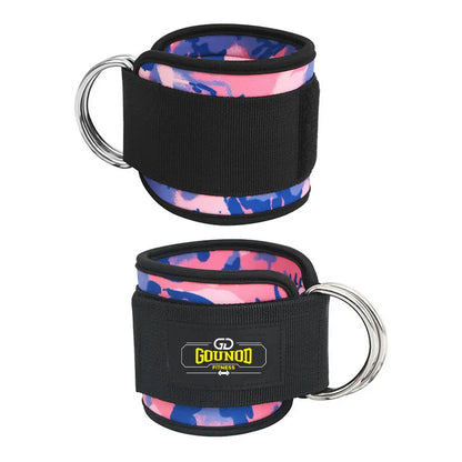2PC/3PC GOUNOD Fitness Ankle Strap Adjustable D-Ring Support Cuffs Gym Leg Strength Exercise Pulley With Buckle Sport Guard Safe