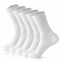 5 Pairs White