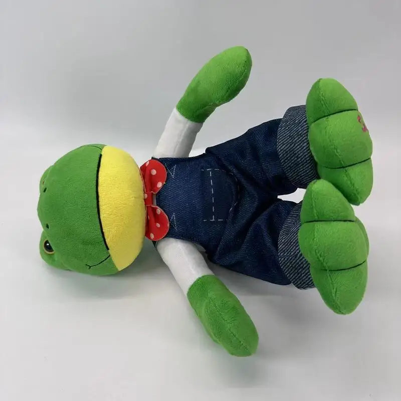 In Stock Cute Magic Expression Plush Doll 25cm Soft Plush Frog Toy Cartoon Girl Stuffed Animal Doll Kids Gift Long Leg Frog