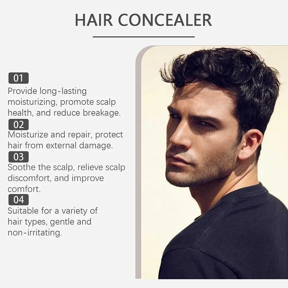 Hair Fill Up Concealer Long Lasting Root Cover Up Dye for Bald Spots and Gray Hair, Hairline Powder for a Natural Volumized Look