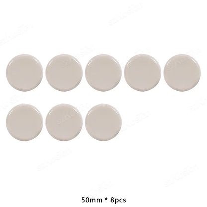 8pcs/lot Round Furniture Gliders Self Adhesive Teflon Sliders Sliding Block Table Chair Leg Mat Floor Protector Mover Pads  ﻿