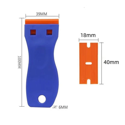 Car Sticker Remover Multipurpose Plastic Small Paint Automotive Film Applying Tool Household Glass Cleaning Scraper