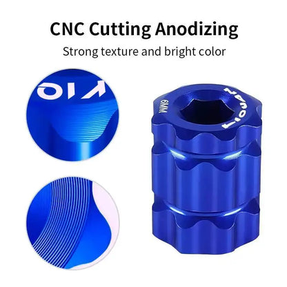 ESLNF Aluminum Alloy Bicycle Magnetic Crank Puller Tool - Crank Arm Install/remove Adjustment Caps Cycling Repair Accessories