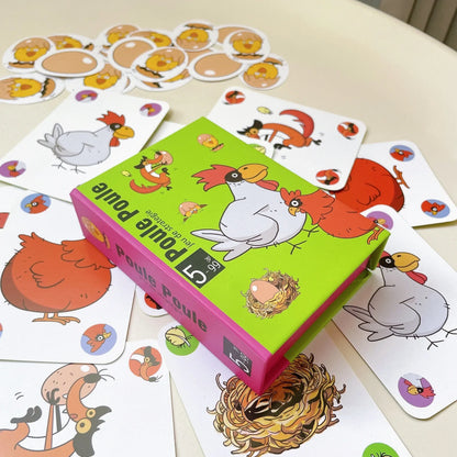 Hot Chicken Chiu Chiu Board Game Drecksau Dirty Pig Black Sheep Piou Piou Party Game Cards Intellectual Toy Kid Gift