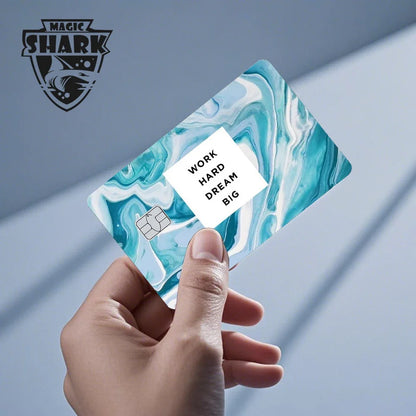 Magic Shark Kawaii Anime Tape Pig Dreamy Sticker Film Skin Cover for Debit Credit Bank Card Small Large Chip
