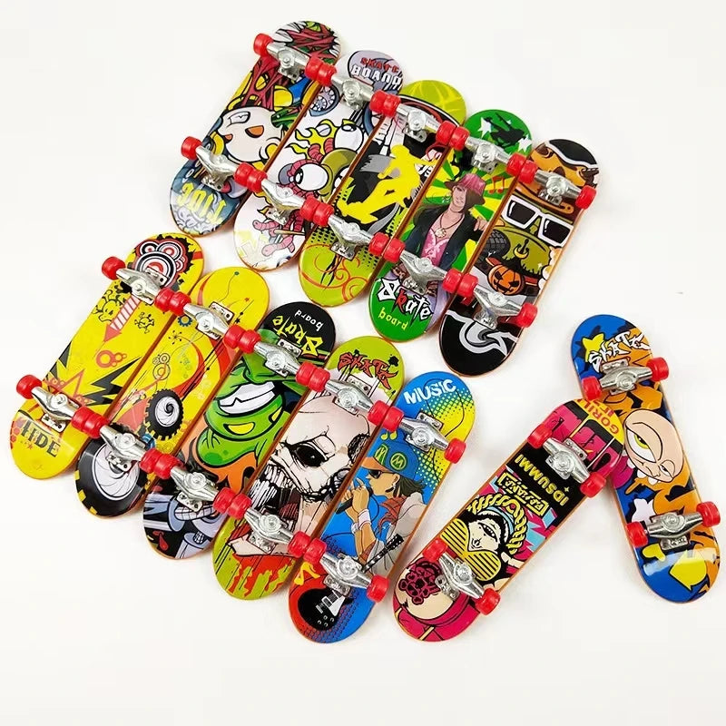 1/3/5pcs Mini Professional Finger Skateboards Funny Fingertip Fingerboard Anti Stress Sensory Toys For Boys Party Favors Gifts