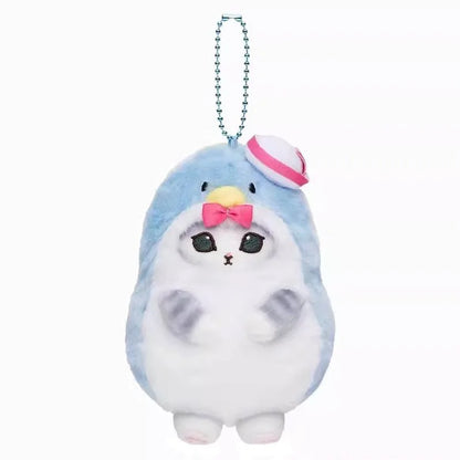 Anime Shark Cat Co Branded Cross-dress Kuromi Hello Kitty Cinnamoroll Plush Toys Collect Decoration Pendant Gift