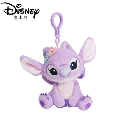 100% Genuine Disney Stitch Scrump Angel Cartoon Blue Stitch Plush Toy Authorized Doll Stich Cute Birthday Gift High Quality