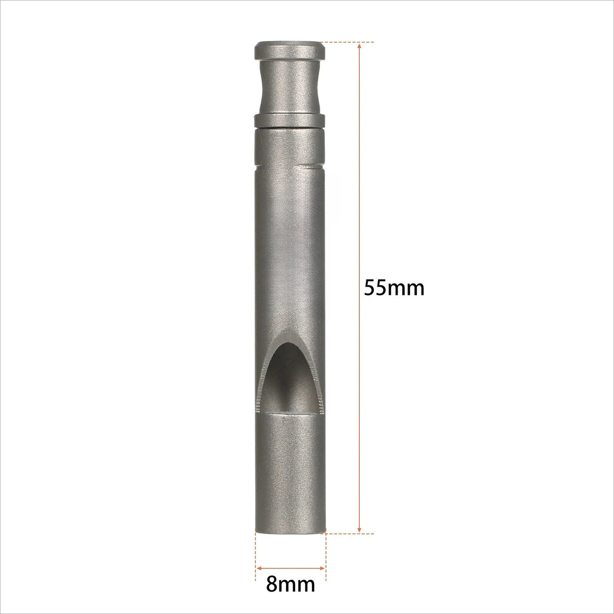 TOMSHOO Titanium Emergency Whistle with Cord Outdoor Survival Whistle Camping Hiking Exploring