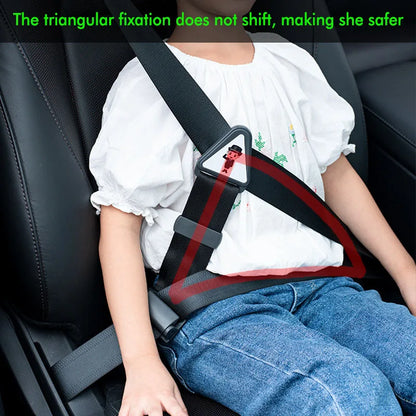 Car Child Safety Belt, Prevents Movement, Adjustable Fastener, Safe and Comfortable, Anti-Neck-Strangling Seat, Simple and Convenient Limiter