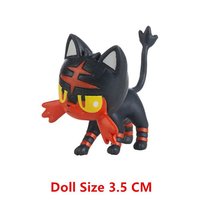 Pokemon Cartoons Anime Figure Pikachu Eevee Gengar Mewtwo Pocket Monster Figure Model Action Toy Kids Birthday Gift Buy in bulk