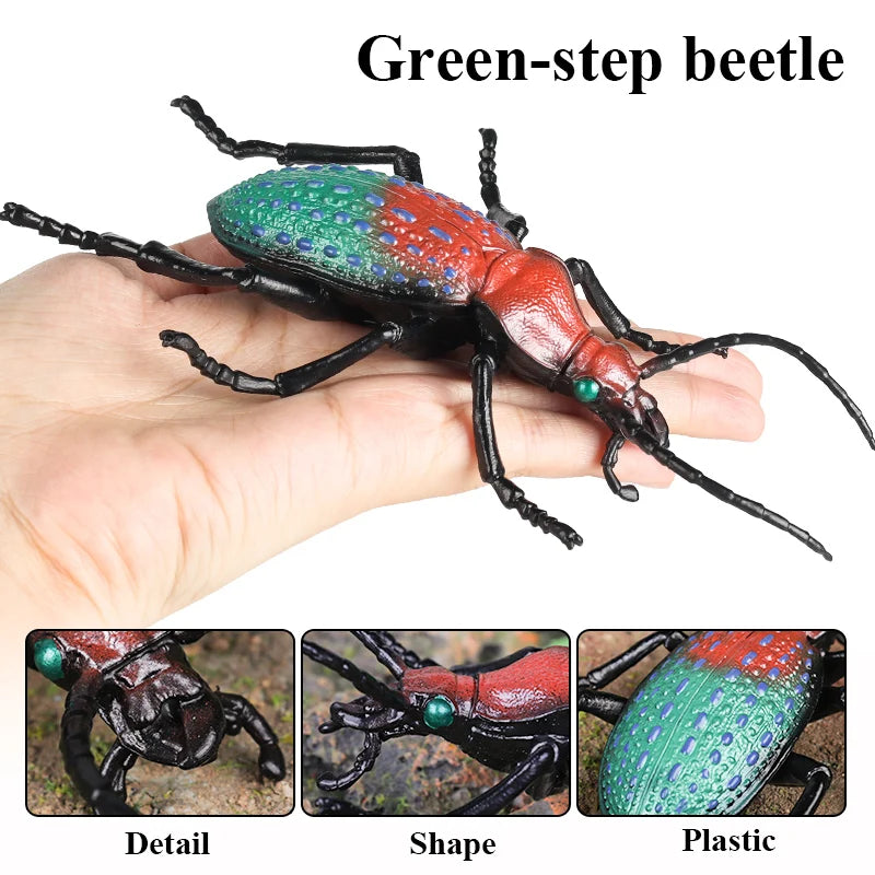 Oenux Insect Animals Model Figurine Butterfly Ant Dragonfly Spider Bee Mantis Scorpion Action Figures Educational Kid Toy Gift