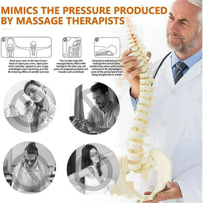 Cervical Traction Device Neck Stretcher Massager for Neck Shoulder Stretcher,Trigger Point Massager Tool,Neck Support Device