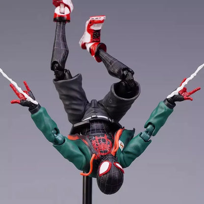 Sv Action Spiderman Miles Morales Action Figure Collection Sentinel Marvel Spider-Man Into the Spider Verse Figures Model Toys