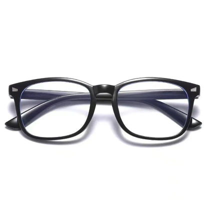New Trending Blue Light Blocking Men's Glasses Gaming PC Matte Black Anti Ray Eyeglasses Women Transparent Fashion Eyewear