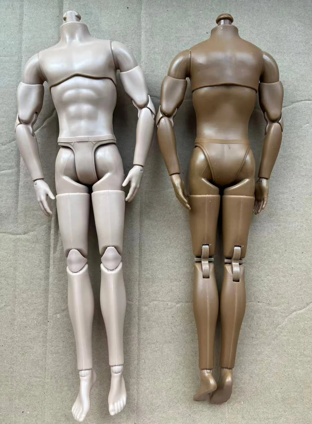 30CM Beige Coffee 1/6 Male Yoga Doll Body DIY Dressing Doll Figure Parts Accessories for Collectible Toys