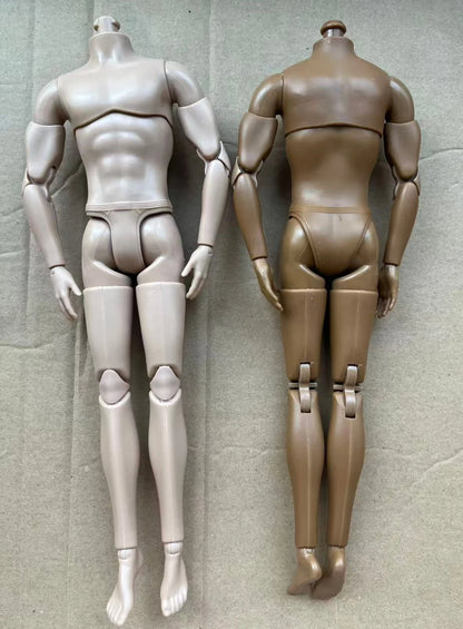 30CM Beige Coffee 1/6 Male Yoga Doll Body DIY Dressing Doll Figure Parts Accessories for Collectible Toys