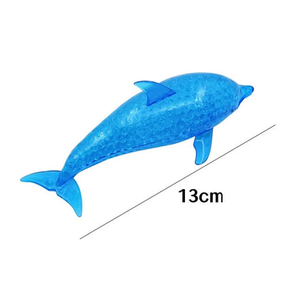 Squishy Shark Stress Balls Dolphin Squeeze Ball Stretchy Stress Squish Ball Sea Animal Squeeze Squishy Toys for Kids Adults