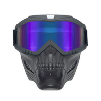 Skull Black Blue