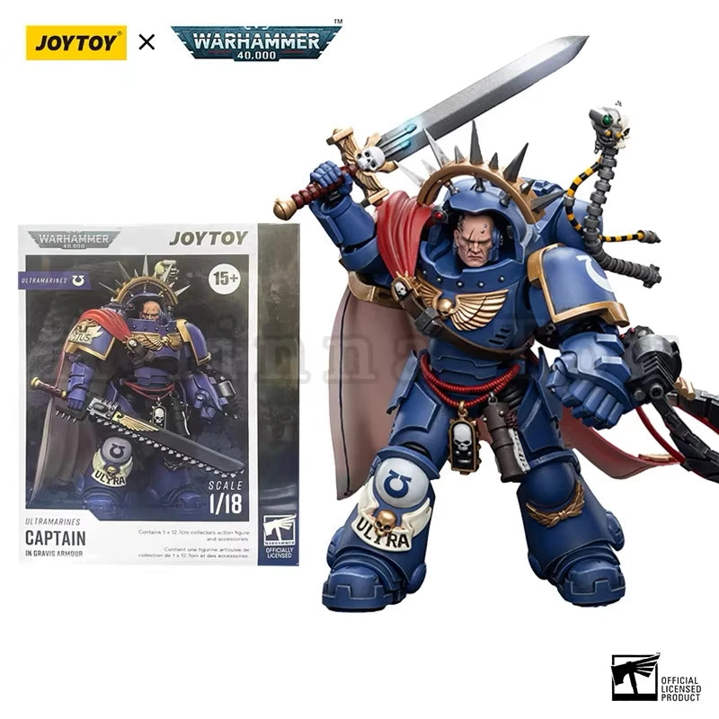 JOYTOY 1/18 Action Figure The Horus Heresy 40K New Ultra Squads & Mechas Lieutenant Titus Anime Military Model